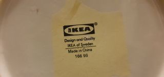 Jarrón Ikea blanco - Cerámica