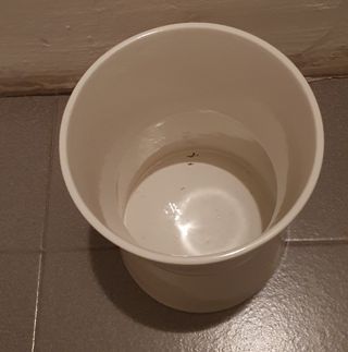 Jarrón Ikea blanco - Cerámica
