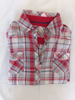 Camisa Kelrebec cuadros roja-gris-blanca