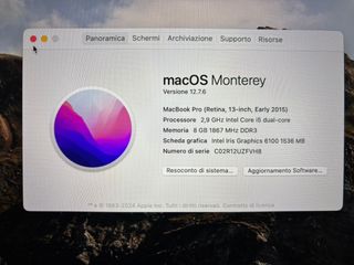 MacBookPro 13" 2015 - 128gb