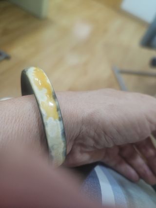Pulsera Gris y Amarilla