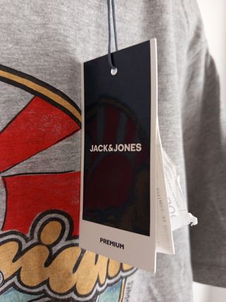 Camiseta Jack&Jones gris - Talla M