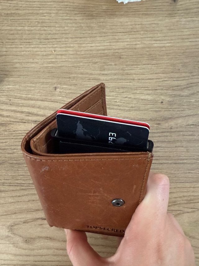 TOPSECRET - Tarjetero Marrón