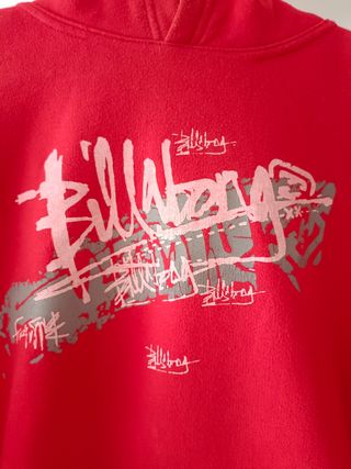 Sudadera capucha Billabong roja