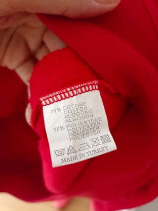 Sudadera capucha Billabong roja
