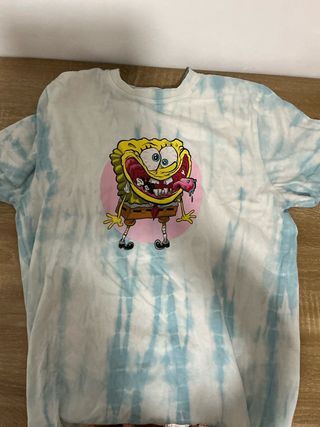 Camiseta Bob Esponja tie-dye