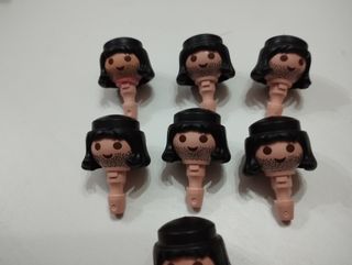 Playmobil lote cabezas.