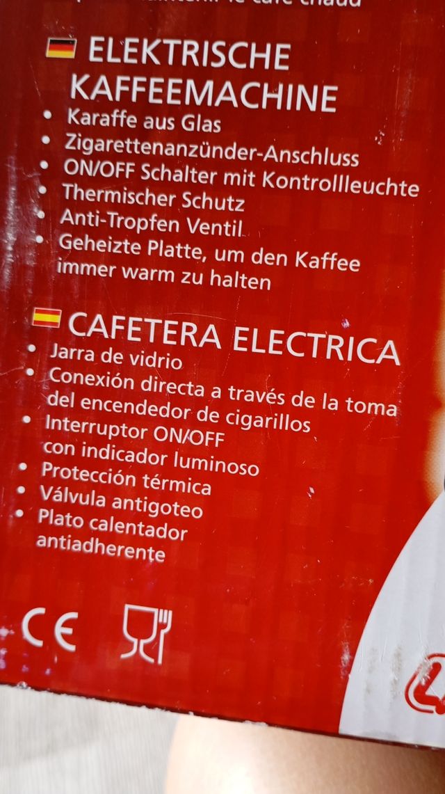 Cafetera eléctrica de viaje
