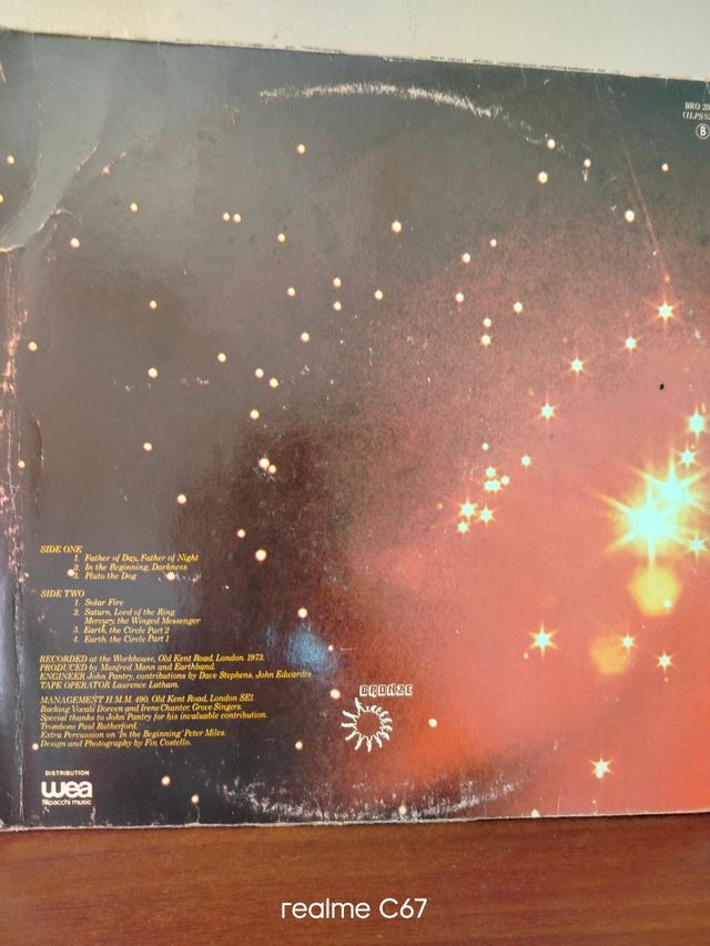 Solar Fire - Earth Band LP anni 1973