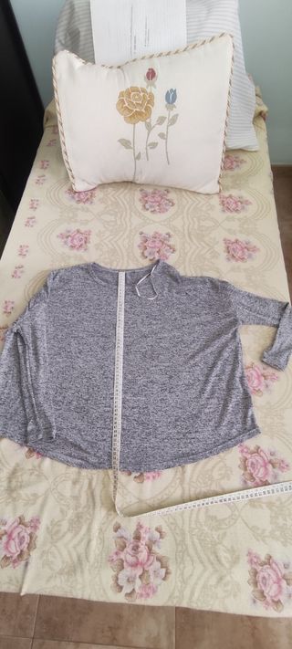 Camiseta gris mujer 