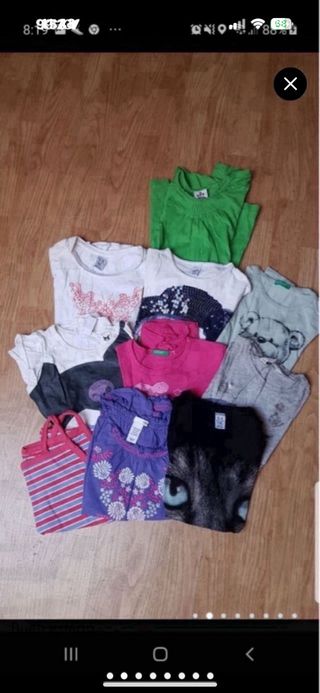 Ropa niña 5-6 años multicolor