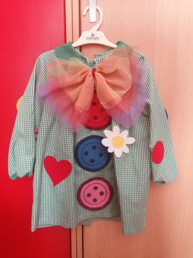 Disfraz payaso hecho a mano.