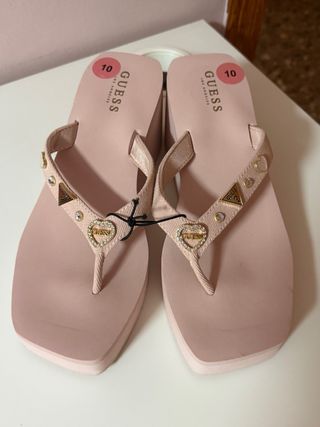 Sandalias Guess plataforma rosa | 40