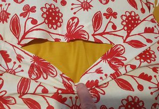 Cojines decorativos (4) - Rojo, Morado, Amarillo