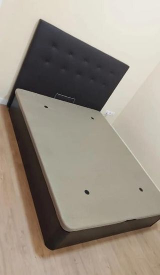 Canapé abatible blanco - madera