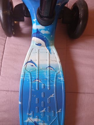 Monopatín Kinskate azul