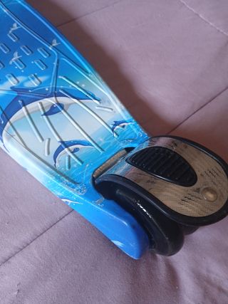 Monopatín Kinskate azul