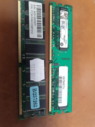 Memorias RAM DDR2 Kingston 1 Gb