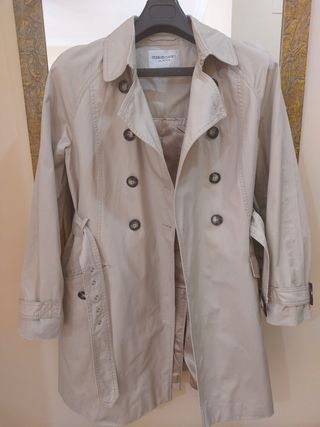 Gabardina beige Studio Classics talla 44