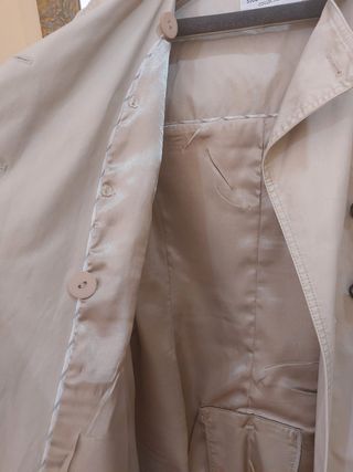 Gabardina beige Studio Classics talla 44