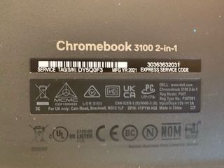 Dell Chromebook - Portátil Negro Táctil