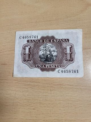 Billete 1 Peseta España 1953