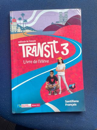 libro francés 3 eso 
TRANSIT 3 PACK ELEVE