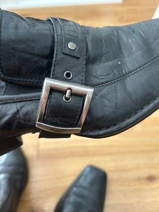 Zapato hombre Piel Negro T40