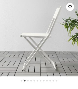 Sillas plegables Ikea - Blancas