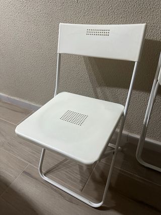 Sillas plegables Ikea - Blancas