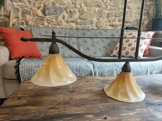 Lampara techo 3 luces vintage