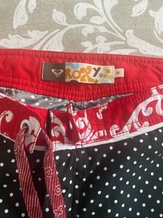 Bañador Roxy lunares - rojo y negro