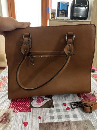 Borsa a mano marrone