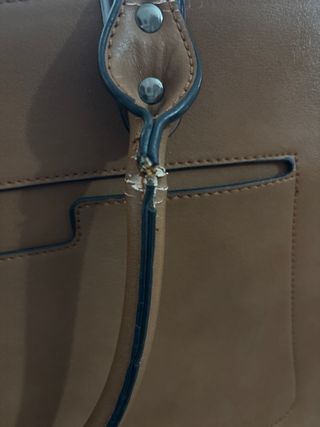 Borsa a mano marrone