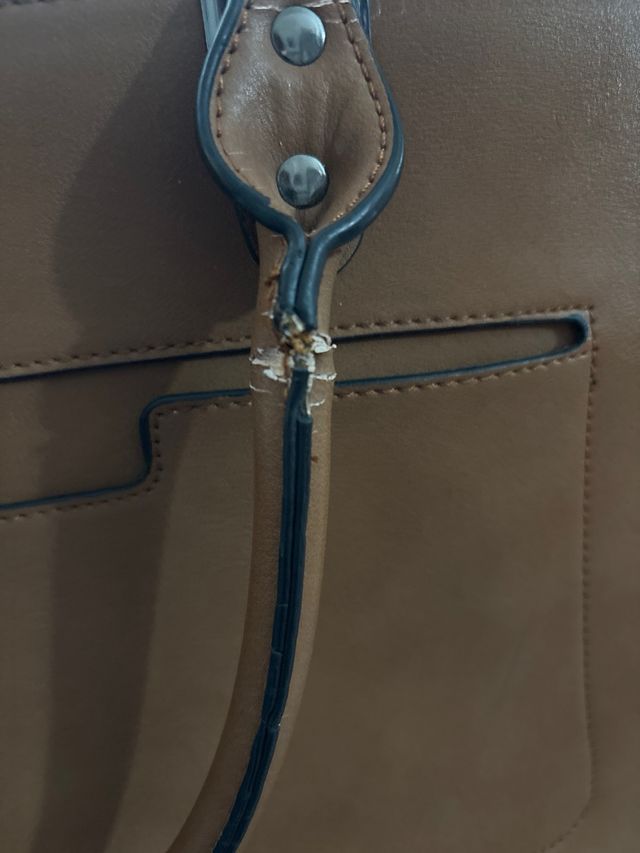 Borsa a mano marrone