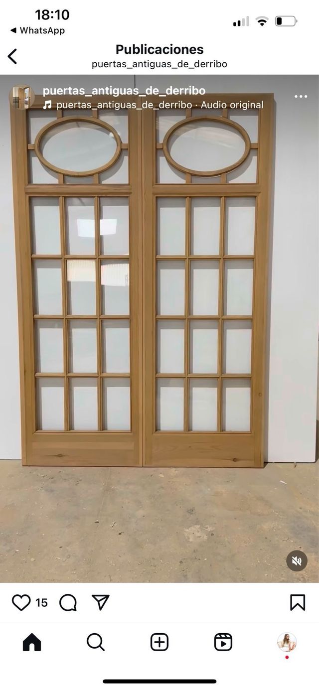 Puertas cristalera antiguas