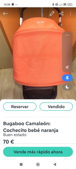  Cochecito Bugaboo Camaleón SE REGALAN EXTRAS!!
