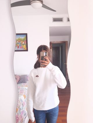 Sudadera Nike blanca 