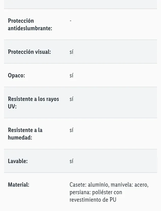 Toldo vertical - 140x250cm