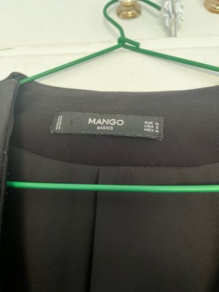 Americana Mango negra - Talla M
