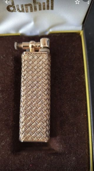 Encendedor Dunhill señorita chapado Oro 