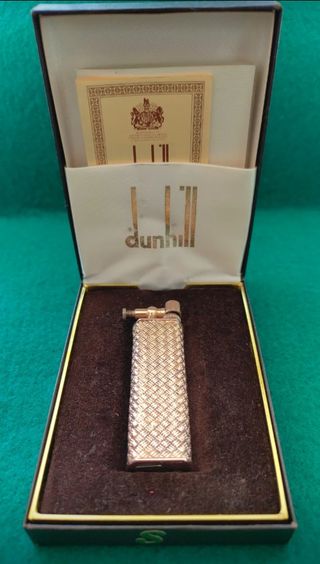 Encendedor Dunhill señorita chapado Oro 
