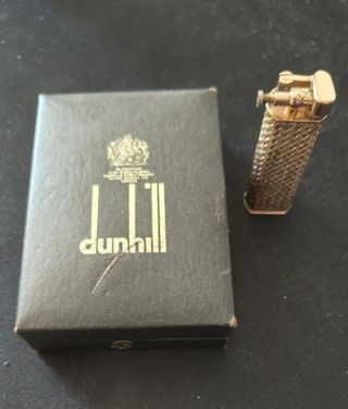 Encendedor Dunhill señorita chapado Oro 
