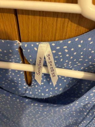 Vestido premamá serafine azul talla S