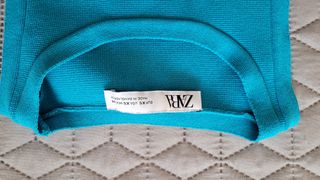 Top Zara turquesa - Talla XS