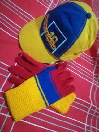 Gorra y guantes Colombia