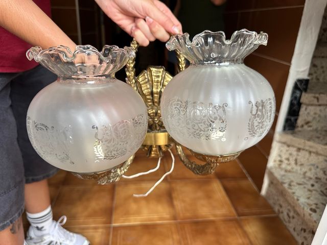 Aplique antiguo vintage - dorado