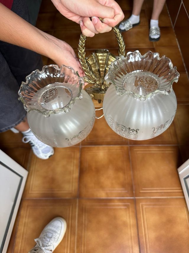 Aplique antiguo vintage - dorado