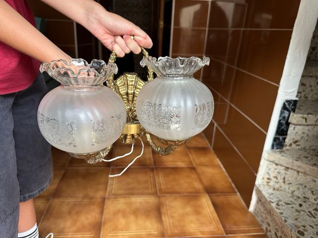 Aplique antiguo vintage - dorado