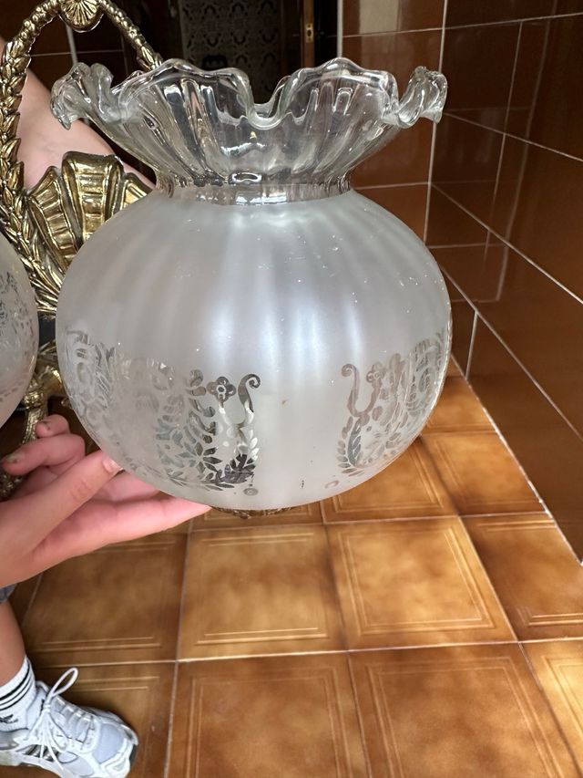 Aplique antiguo vintage - dorado